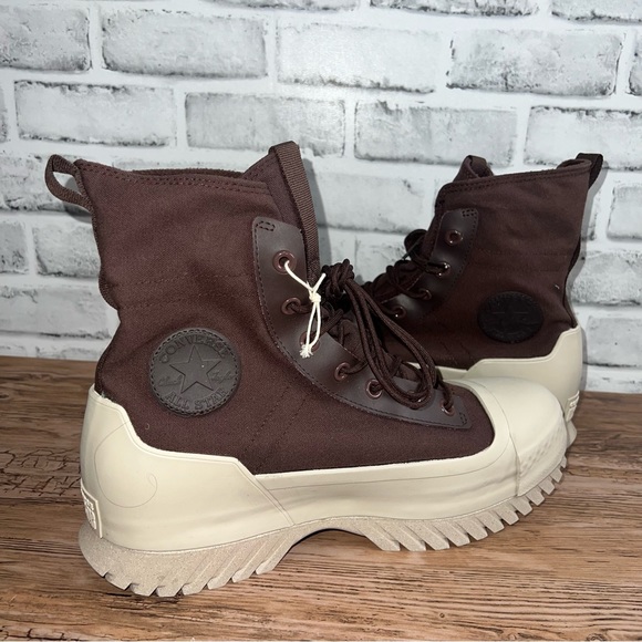 Converse Brown Chuck Taylor All Star Lugged 2.0 Counter Climate Boots SZ 10 NEW - Picture 7 of 9
